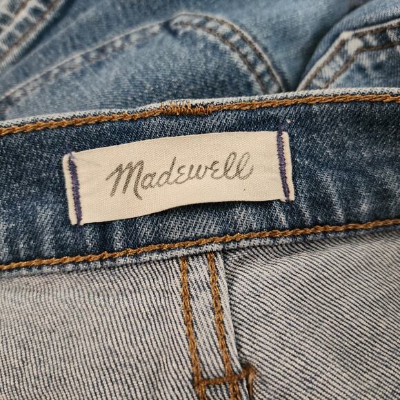 Madewell Perfect Vintage Jean in Mobridge Wash High Rise Tapered Stretch Size 26 - Picture 7 of 10